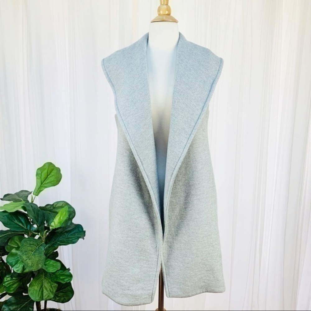 Club Monaco gray vest coat